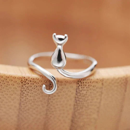 Boyle™ | Anillo Abierto Vintage de Gato