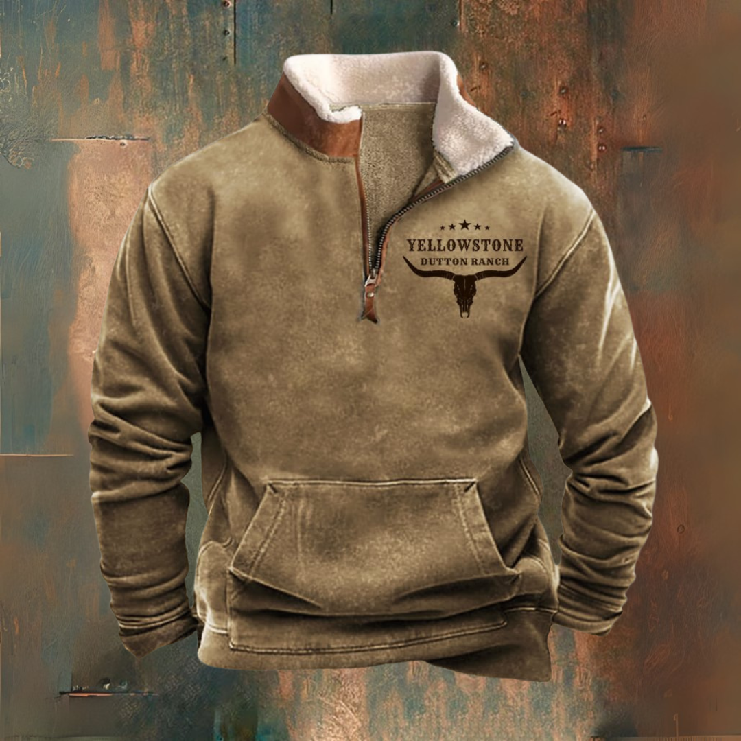 RODEO — Sonbahar-kış yarım zip ceket