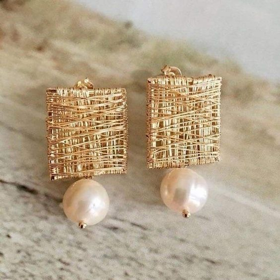 Elegance™ | Pendientes de Hilo de Perlas