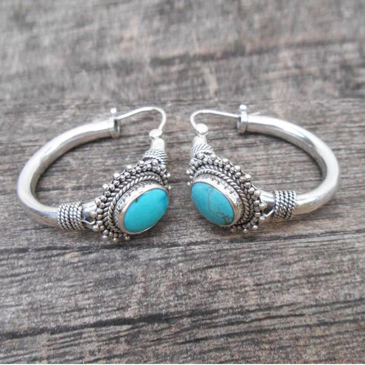 Chic™ | Pendientes Retro Turquesa
