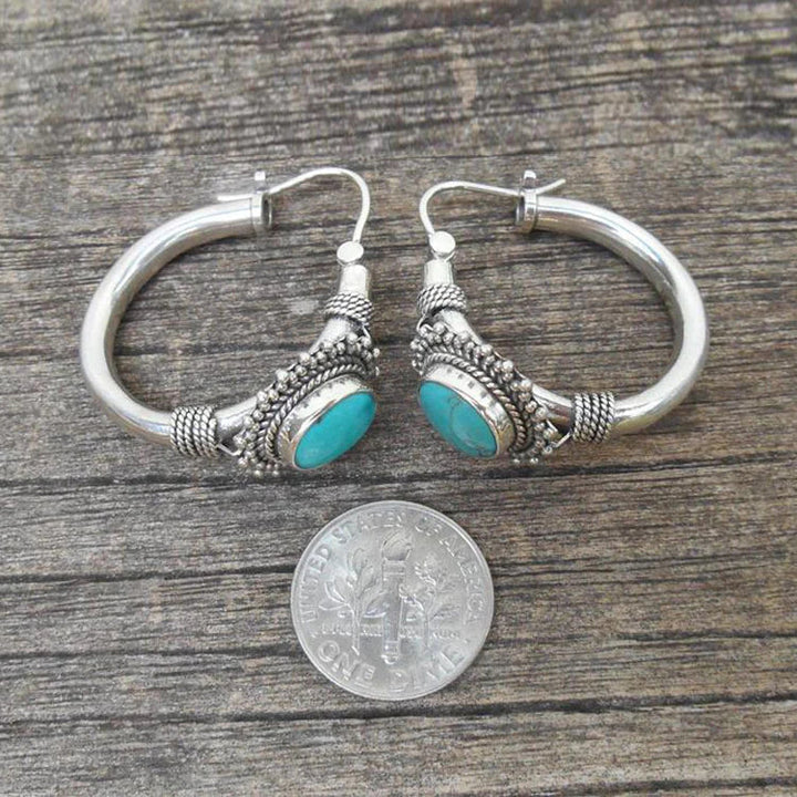 Chic™ | Pendientes Retro Turquesa