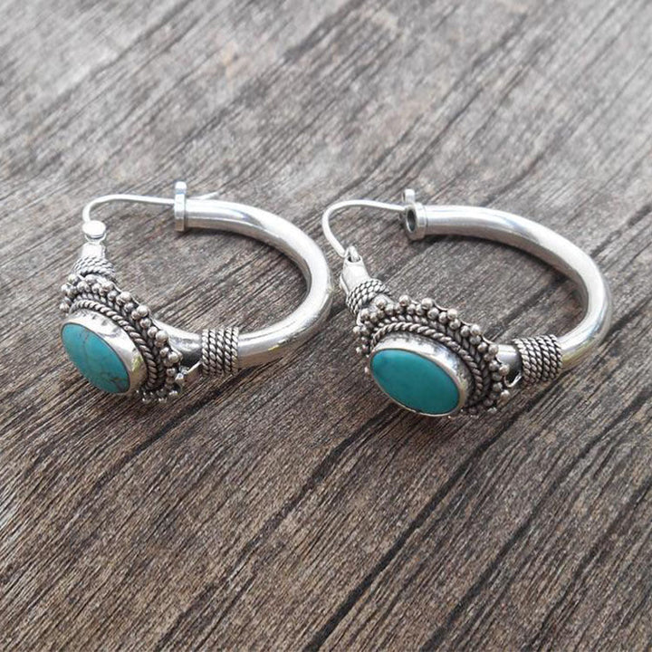 Chic™ | Pendientes Retro Turquesa