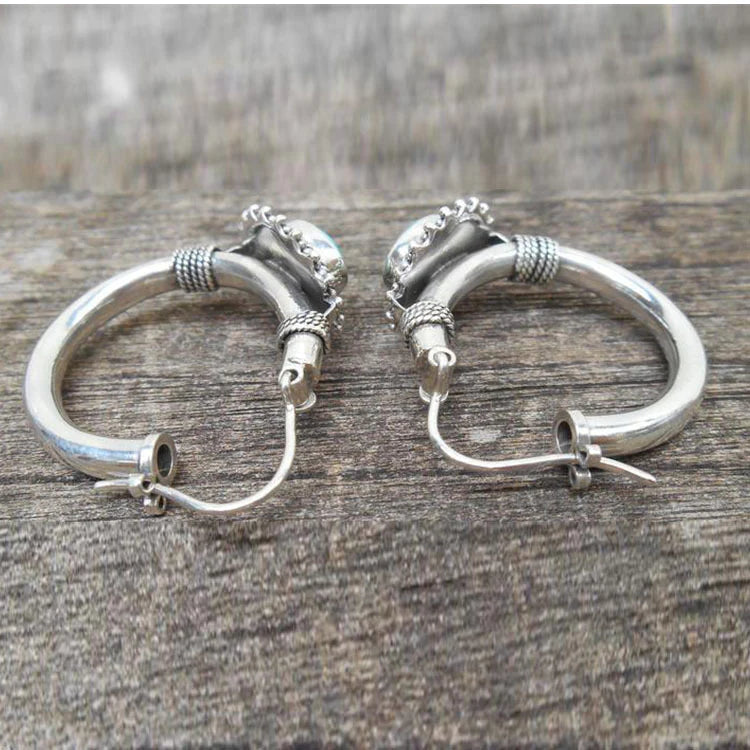 Chic™ | Pendientes Retro Turquesa