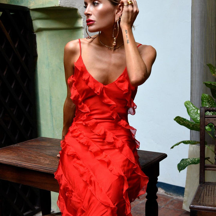 Ruby™ – Ruffle Maxi Dress