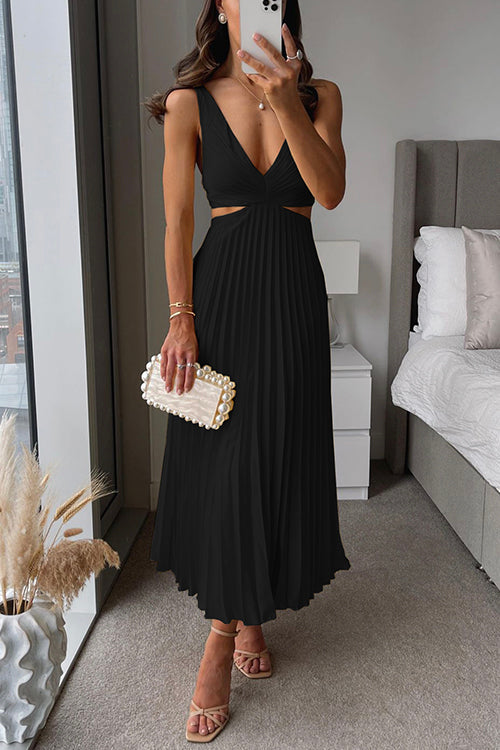 Zoe™ - Pleated Maxi Dress