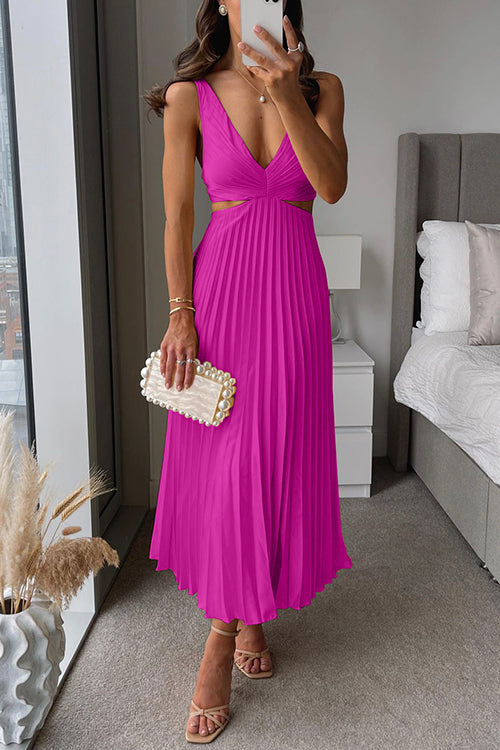 Zoe™ - Pleated Maxi Dress