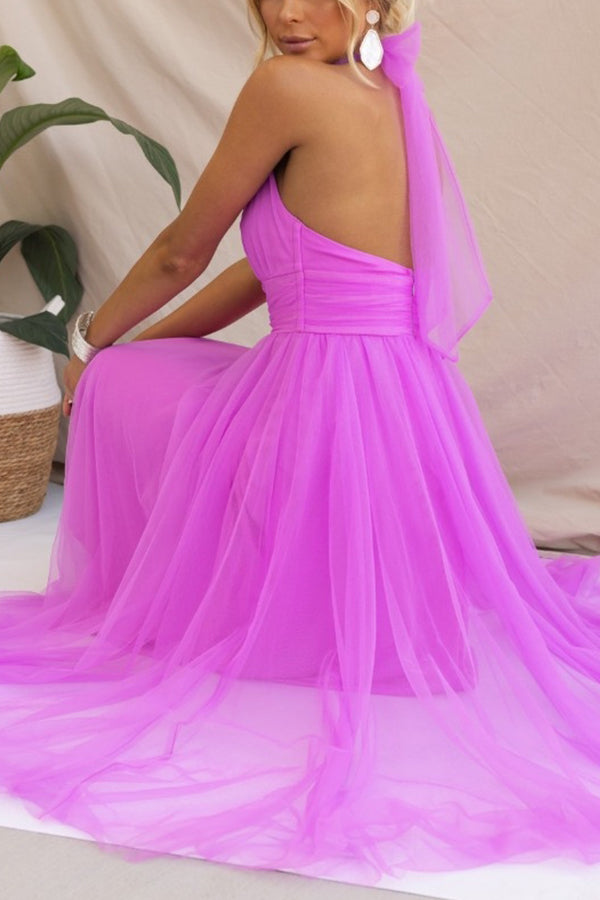 Phoebe™ – Halter Midi Dress