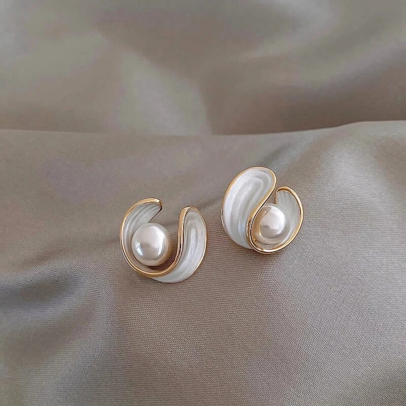 Opalya™ | Pendientes de Perlas de Ópalo Lujosos para Mujeres