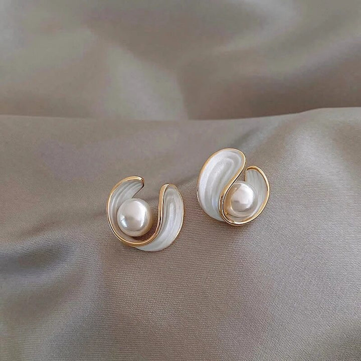 Opalya™ | Pendientes de Perlas de Ópalo Lujosos para Mujeres