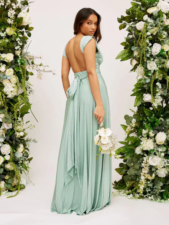 Nicole™ – Multiway Wrap Maxi Dress