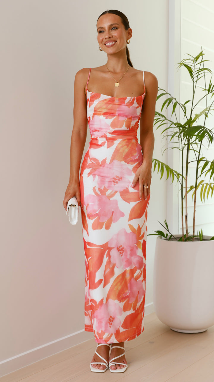 Ashley™ – Floral Maxi Dress