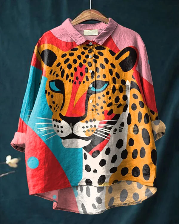 Simba | Leopardimustriga T-särk