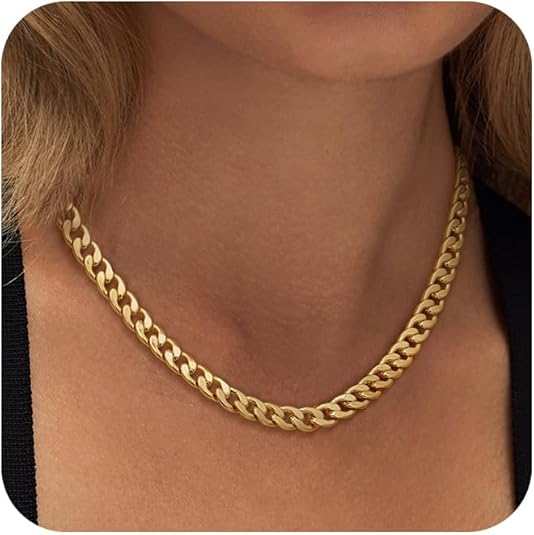 Cavaro™ | Collar Cubano Grueso de Oro