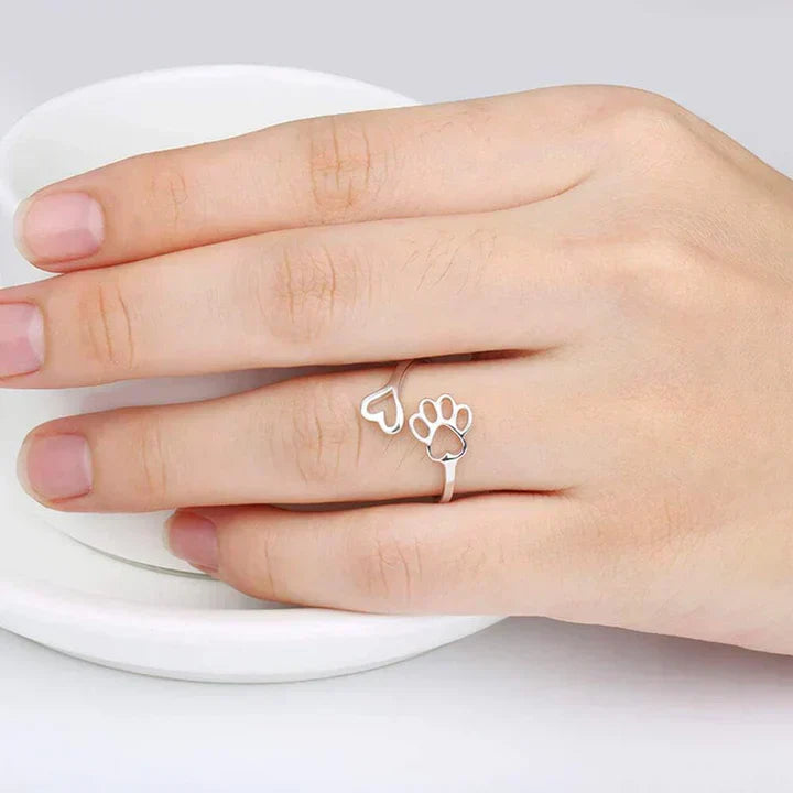 Calder™ | Anillo Ajustable Pfoten-Herz