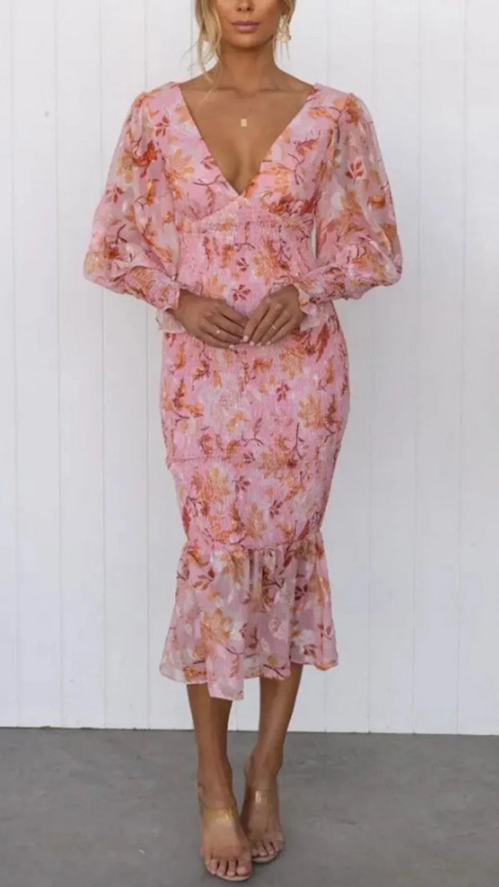 Miley™ – Floral Midi Dress