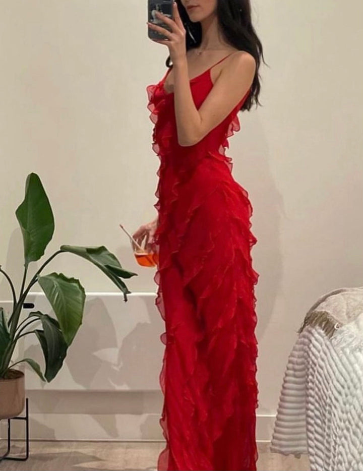 Ruby™ – Ruffle Maxi Dress