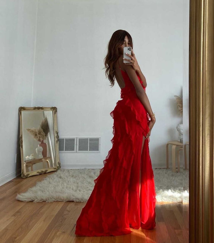 Ruby™ – Ruffle Maxi Dress