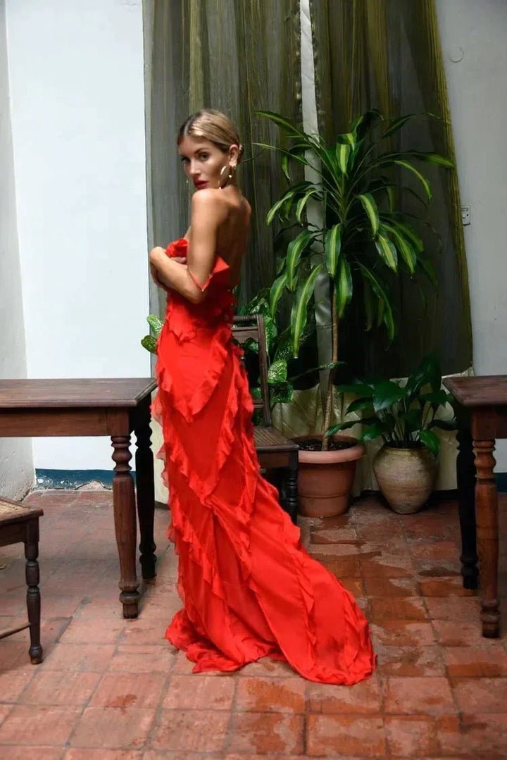 Ruby™ – Ruffle Maxi Dress