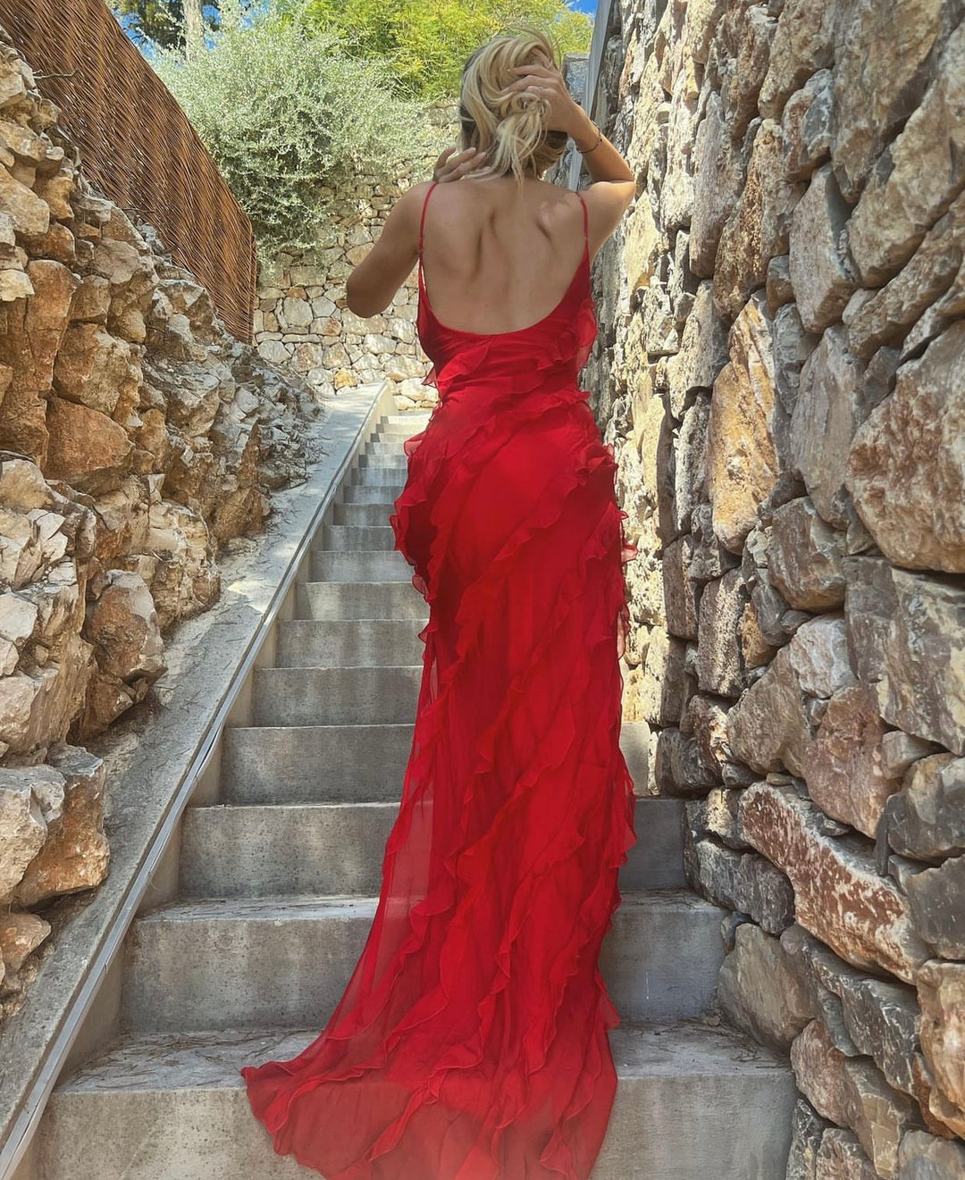 Ruby™ – Ruffle Maxi Dress