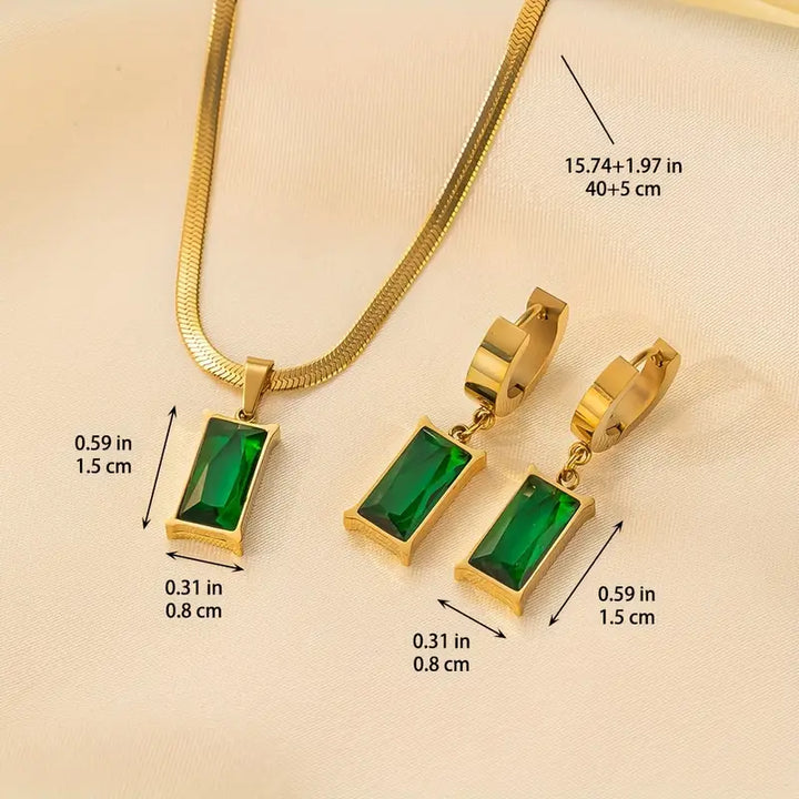 Lunara™ | Conjunto de Joyería de Oro