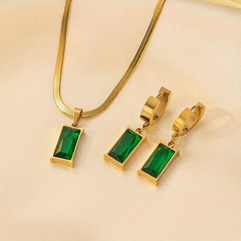 Lunara™ | Conjunto de Joyería de Oro