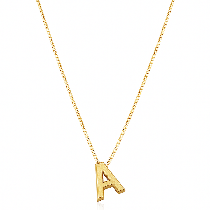 LoveNote™ | Collar con Inicial en Letra de Oro