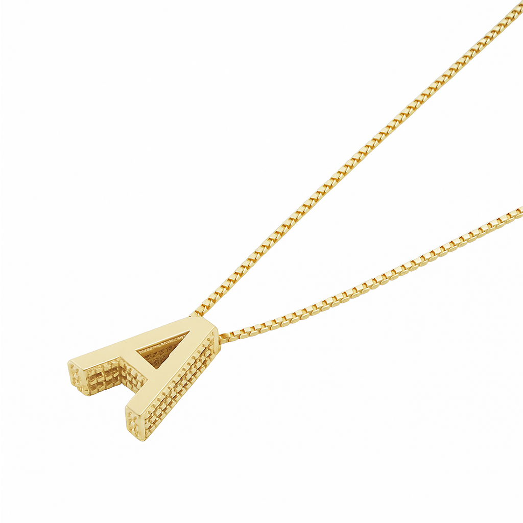 LoveNote™ | Collar con Inicial en Letra de Oro