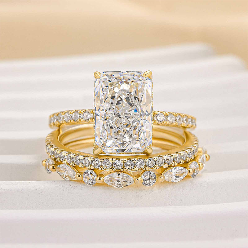 Jaily™ | Juego de Anillos de Boda de Oro de 3 Piezas