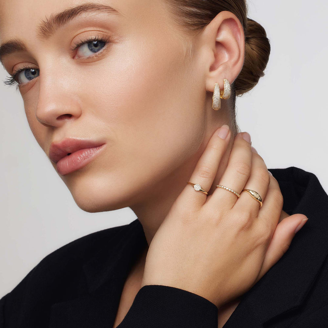 Dome™ | Anillo de Diamante Dorado