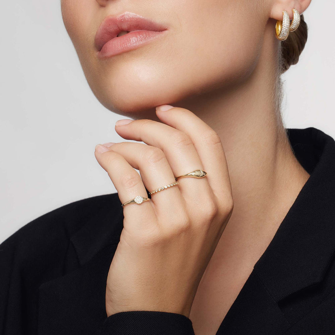 Dome™ | Anillo de Diamante Dorado