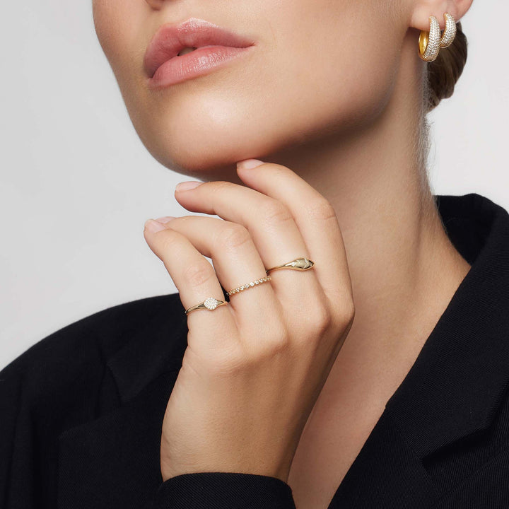 Dome™ | Anillo de Diamante Dorado