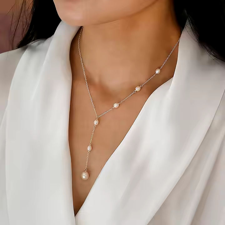 Evelina™ | Collar de Perlas Vintage Colgante para Mujer