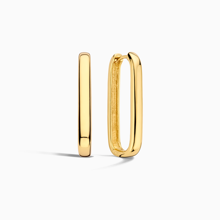 Icona™ | Pendientes grandes de aro dorados