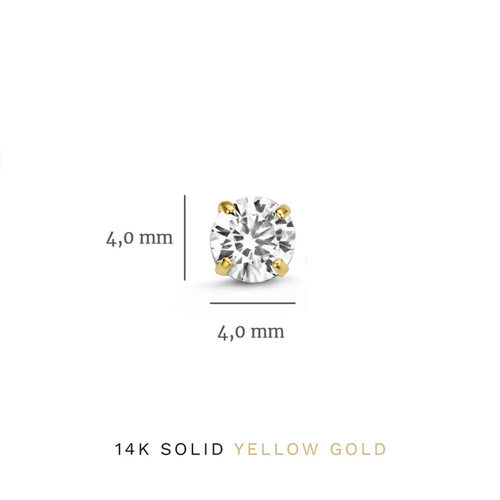 Brillane™ | Conjunto de Pendientes de Piedra Dorada