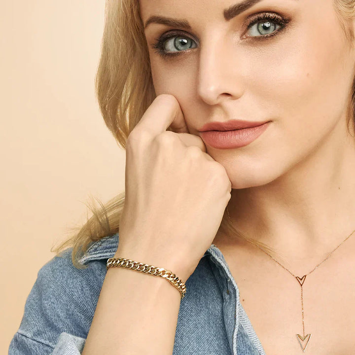 Estate™ | Pulsera Cubana de Oro
