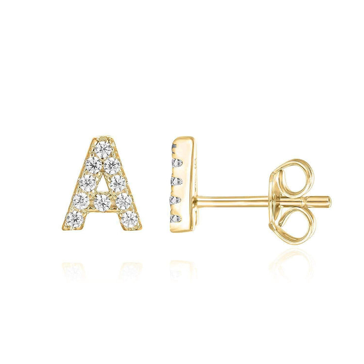 Initial™ | Pendiente Sencillo de Oro
