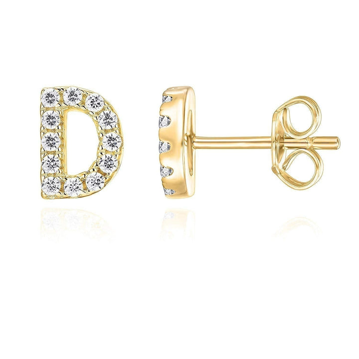 Initial™ | Pendiente Sencillo de Oro