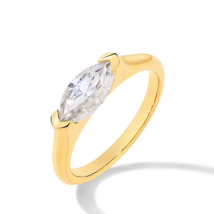 Hailey™ | Anillo Delicado Playa Dorado