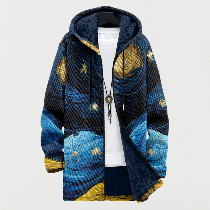 Leandra | Premium Mantel, Kunstist Inspireeritud