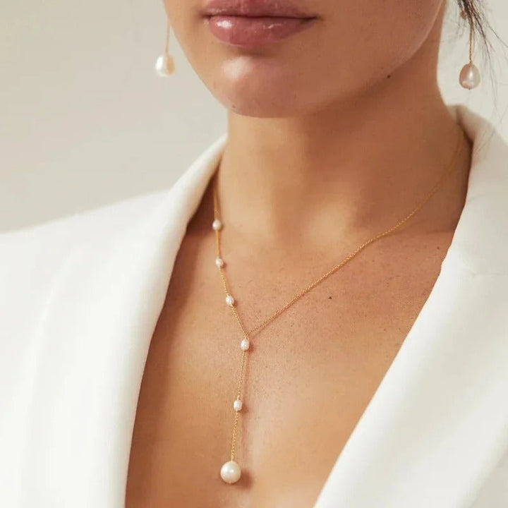 Evelina™ | Collar de Perlas Vintage Colgante para Mujer