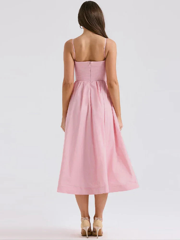 Isla™ SCOOP-NECK STRAPPY DRESS