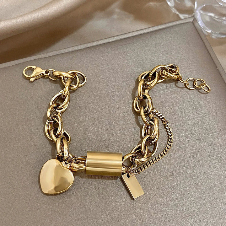 Heartened™ | Pulsera Gruesa de Oro