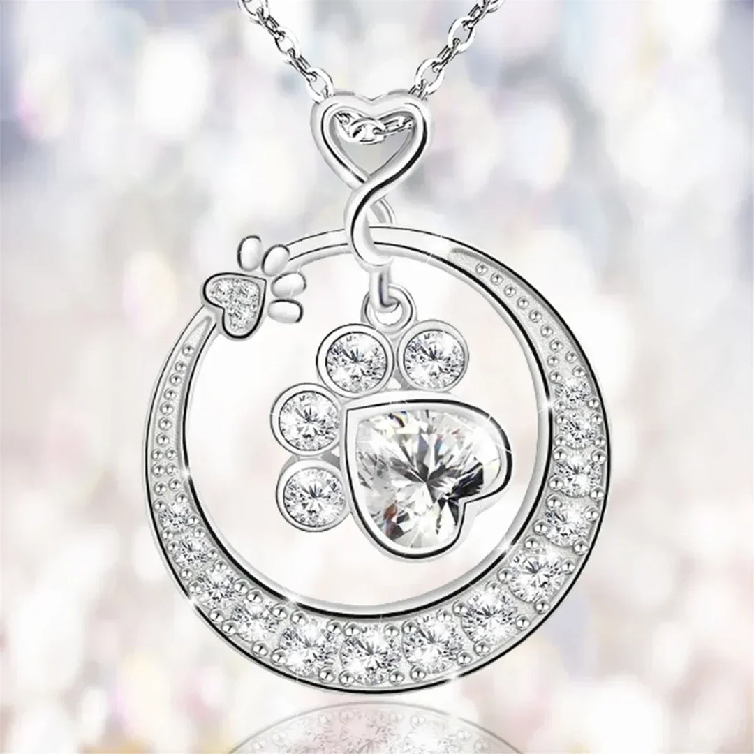 Seaton™ | Collar de Patas de Plata con Zirconia