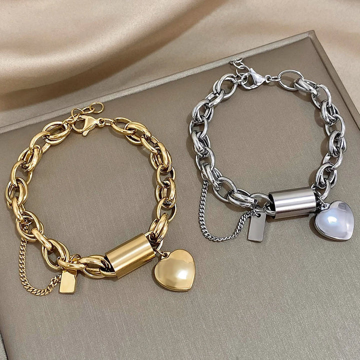 Heartened™ | Pulsera Gruesa de Oro