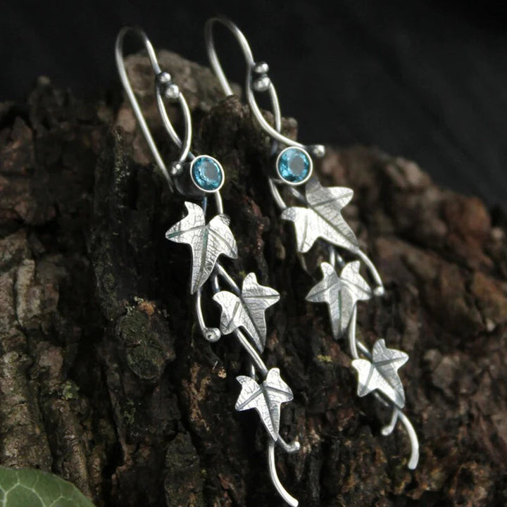 Elfina™ | Pendientes de Cristal Azul