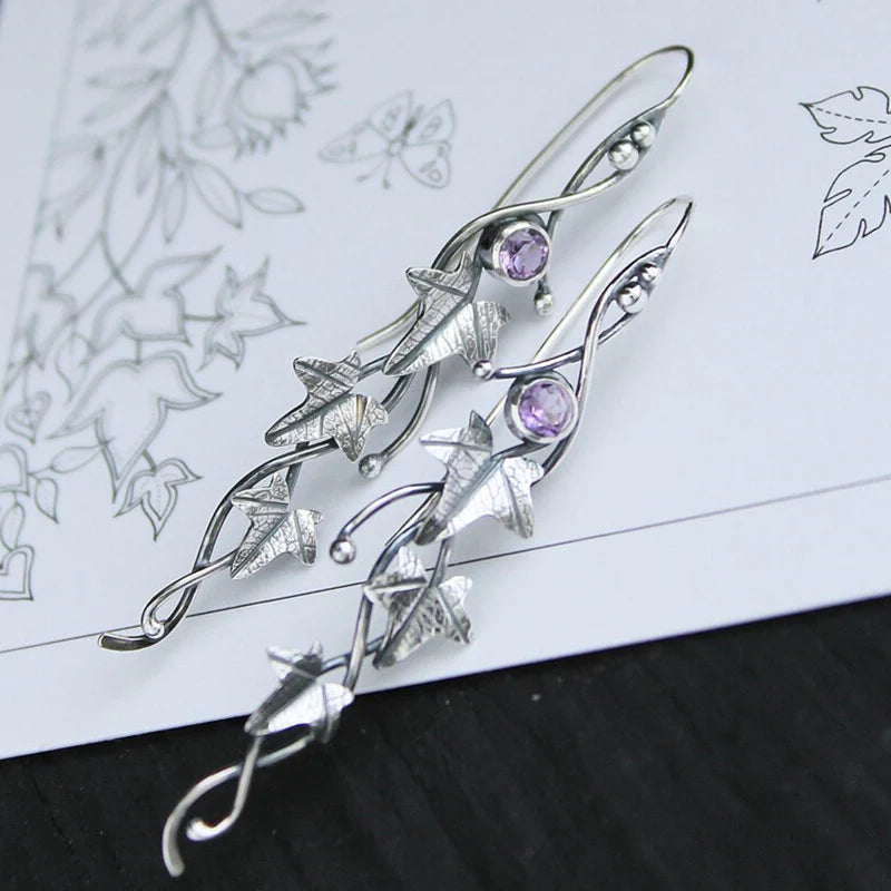 Elfina™ | Pendientes de Cristal Azul