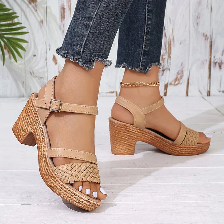 Isla™ WOVEN PLATFORM SANDALS