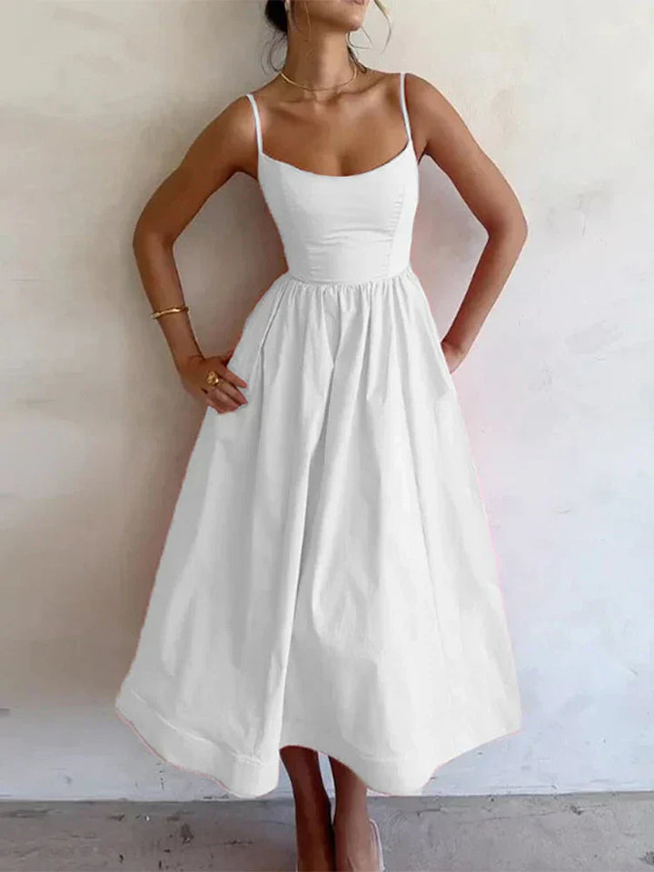 Isla™ SCOOP-NECK STRAPPY DRESS