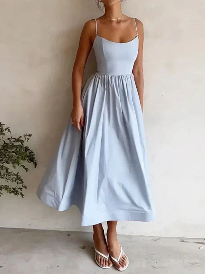 Isla™ SCOOP-NECK STRAPPY DRESS