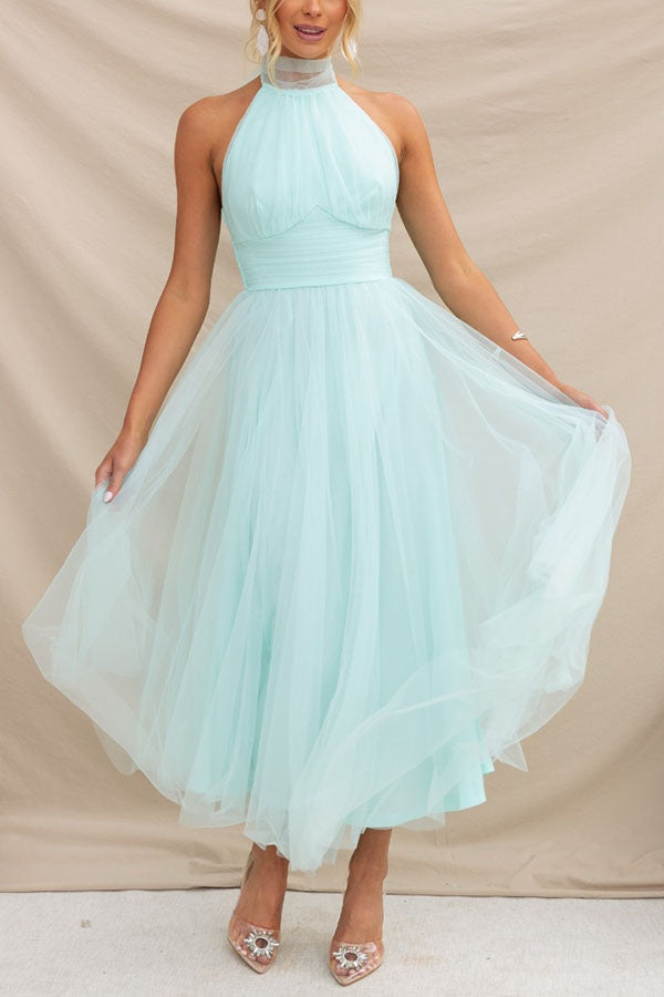 Phoebe™ – Halter Midi Dress